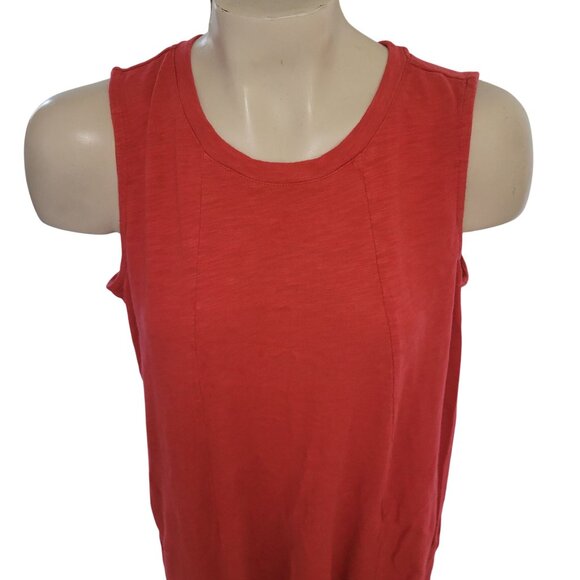 J. Jill Red Sleeveless Midi Tank Dress With Pockets Womens Size‎ M - Picture 8 of 13